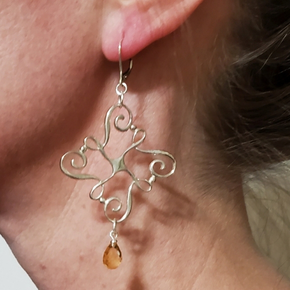 Jewelry - One-of-a-kind sterling silver earrings